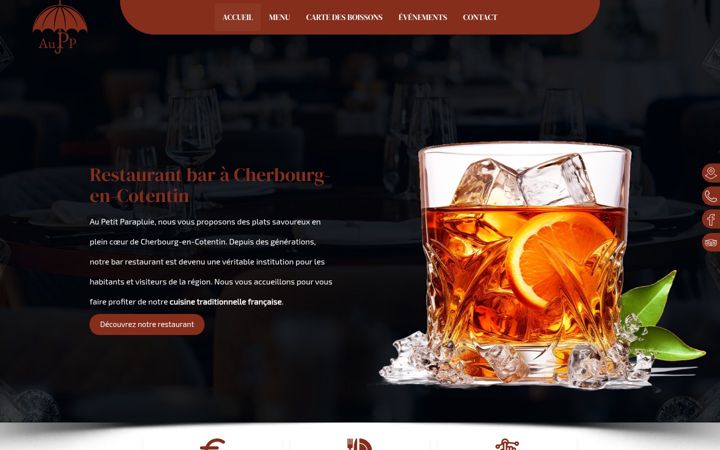 Screenshot of aupetitparapluie.fr