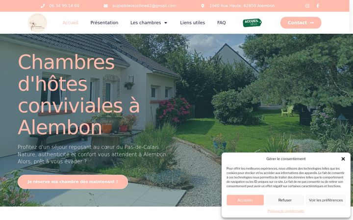 Ekrano kopija aupieddelacolline-alembon.fr