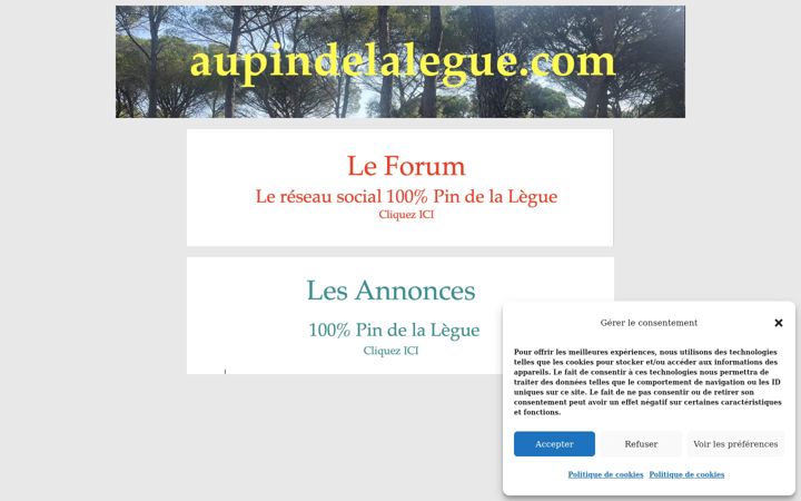 Captura de pantalla de aupindelalegue.com