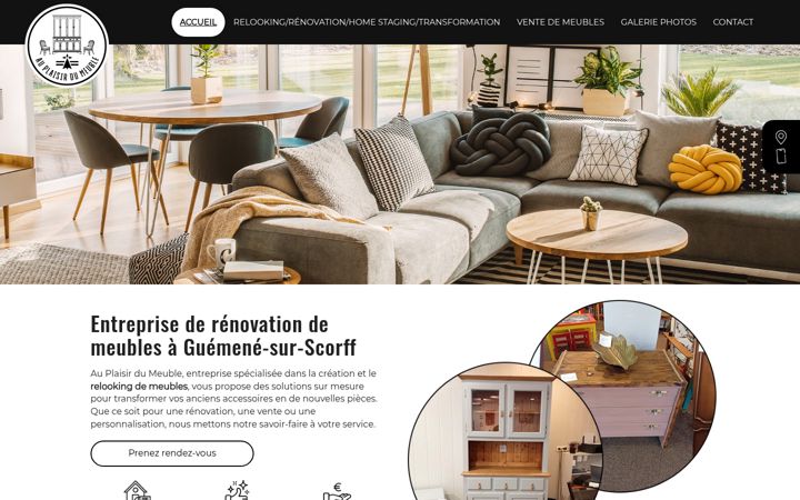 Screenshot of auplaisirdumeuble.fr