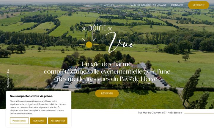 Screenshot of aupointdevue.be