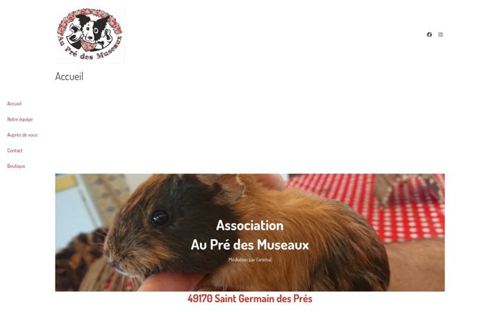 Screenshot of aupredesmuseaux.fr