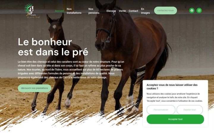 Captura de ecrã de aupreducheval.fr
