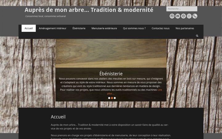 Captura de ecrã de aupres-de-mon-arbre.fr