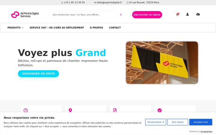 Screenshot di auprintdigital.fr