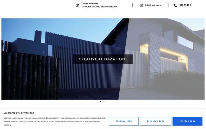 Screenshot of aupro.es