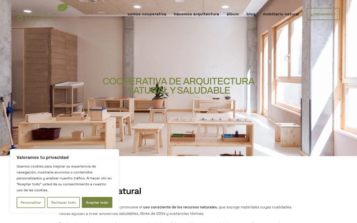 Screenshot of auprocooperativa.es