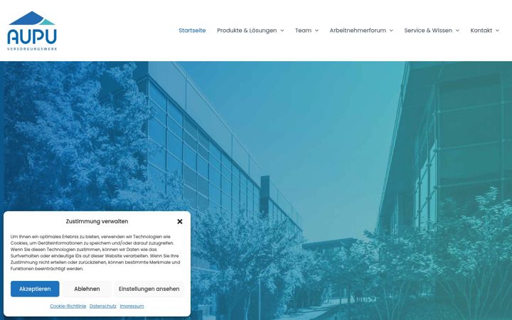 Screenshot di aupu.de