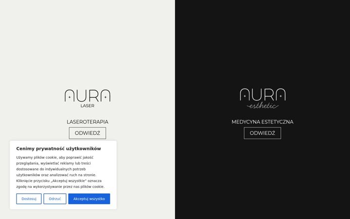 Snímek obrazovky aura-beauty.com.pl