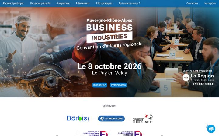 Screenshot of aura-business-industries.fr
