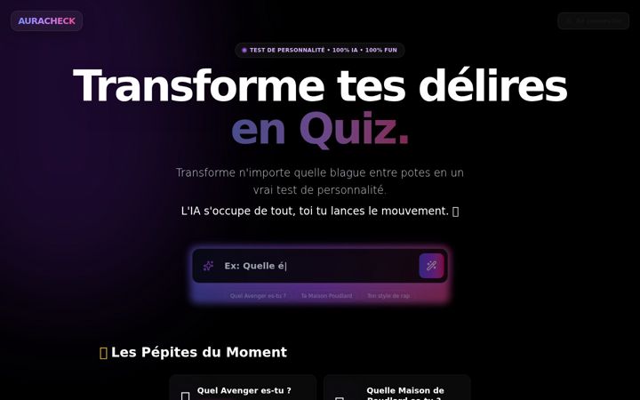 Screenshot of aura-check-ia.com