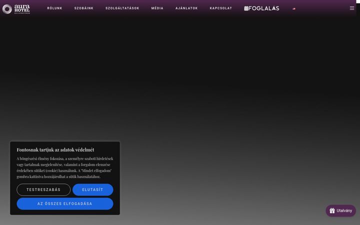 Screenshot di aura-hotel.hu