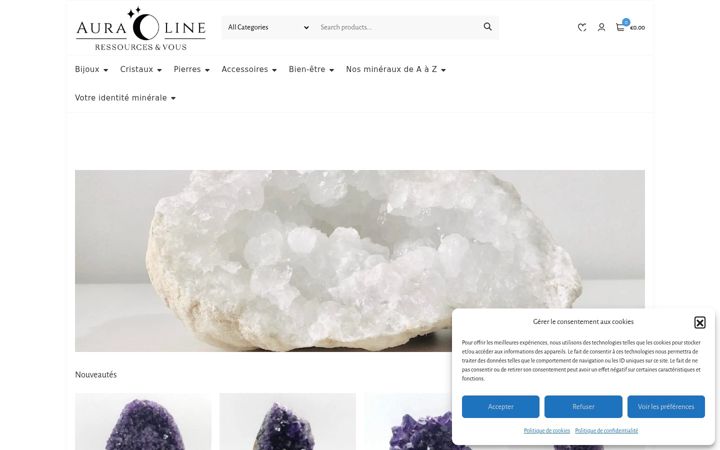 Screenshot of aura-line.fr