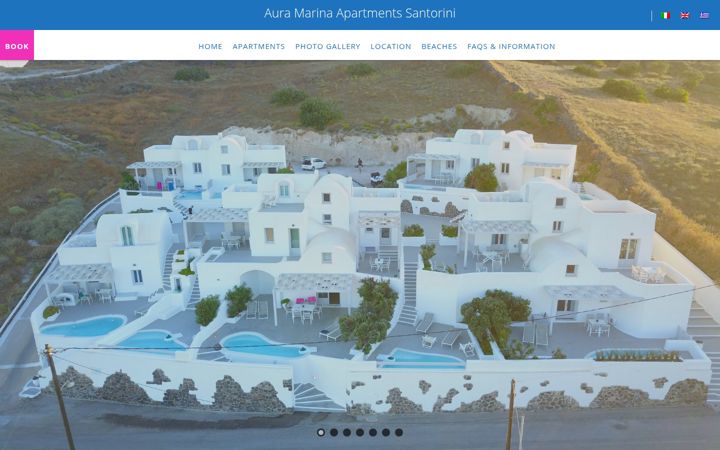 Screenshot of aura-marina.com