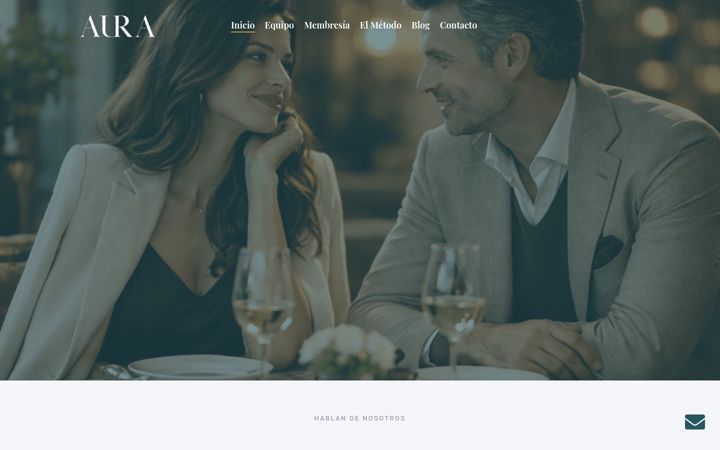Screenshot of aura-matchmaking.com