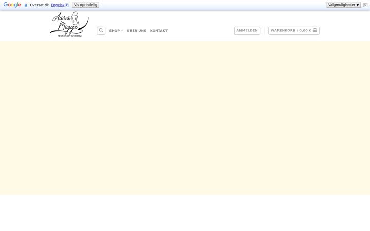 Screenshot di aura-migge.com