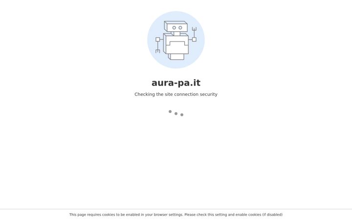 Screenshot of aura-pa.it