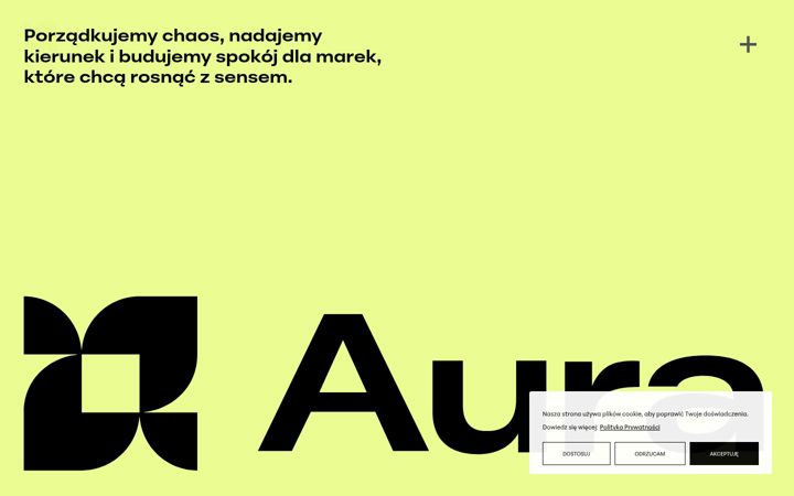 Screenshot di aura-studio.pl