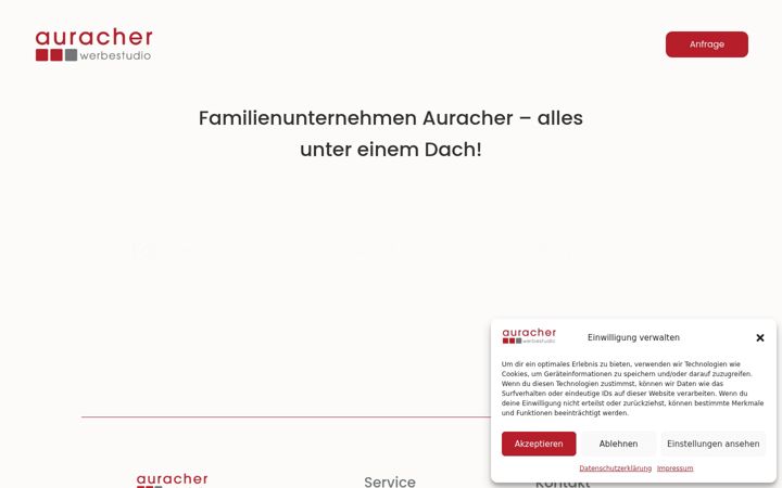 Screenshot of auracher.de