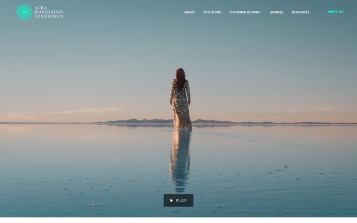 Screenshot von auraconsortium.com