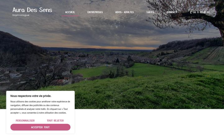 Screenshot of auradessens.fr