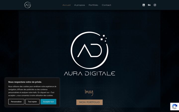 Screenshot of auradigitale.com