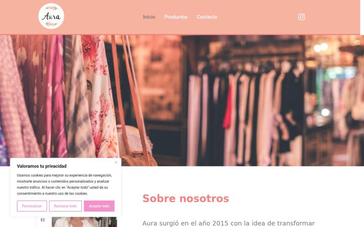 Screenshot of auragernika.com