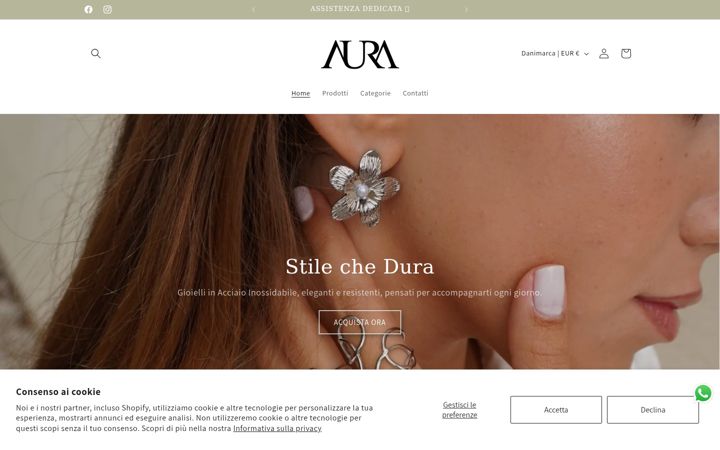 Skærmbillede af auragioielleria.com