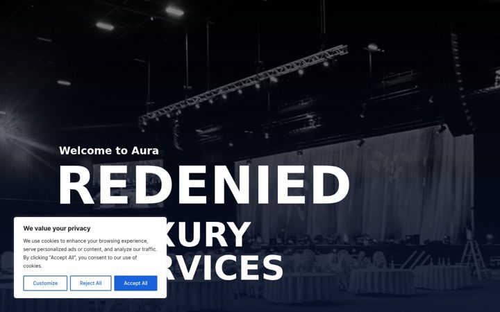 Screenshot of auragroup.africa