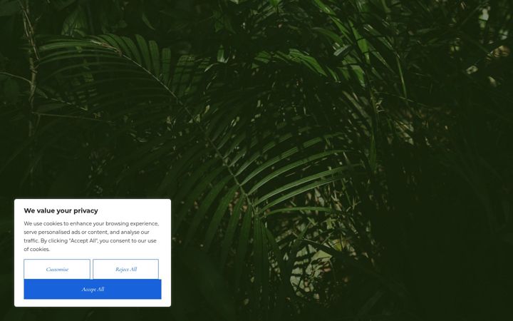 Screenshot of aurahavenretreats.com