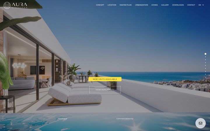 Screenshot of aurahigueron.com