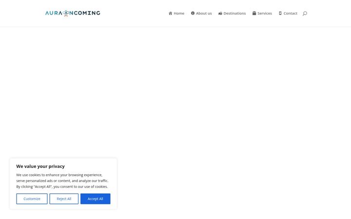 Screenshot of auraincoming.com