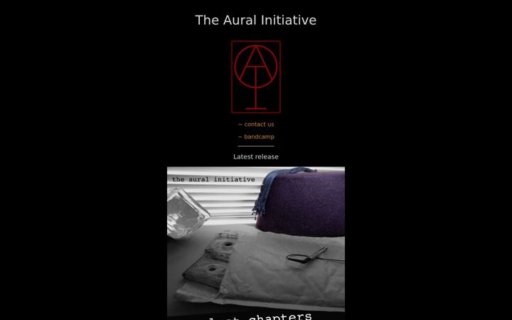 Screenshot of aural-initiative.com