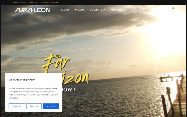 Screenshot του auraleon.com