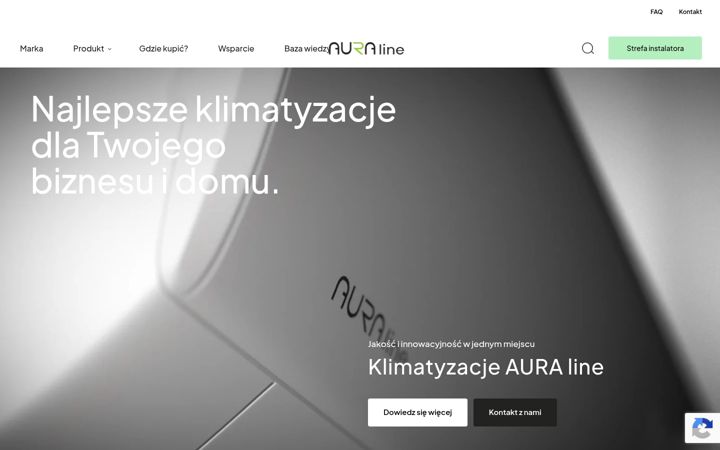 Screenshot of auraline.pl