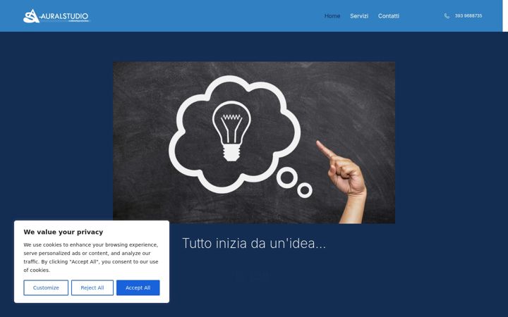 Screenshot of auralstudio.it