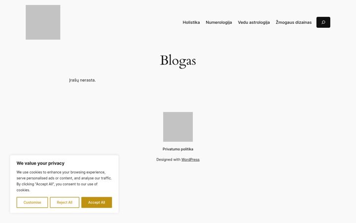 Screenshot of auralumina.lt