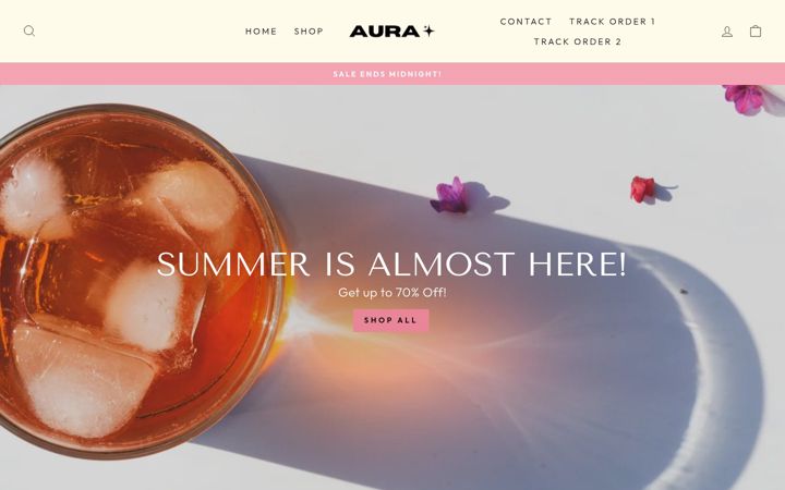 Screenshot von auramalibu.com