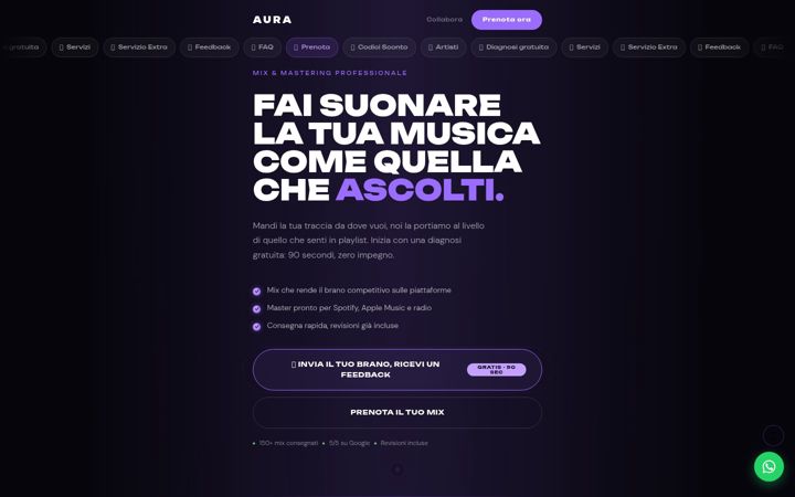Screenshot of auramgmt.it