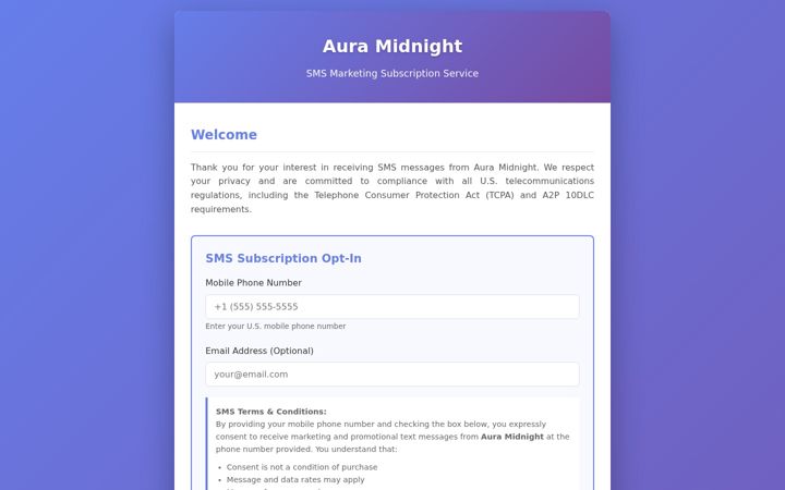 Screenshot του auramidnight.com