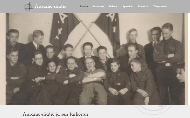 Screenshot του auramo-saatio.fi