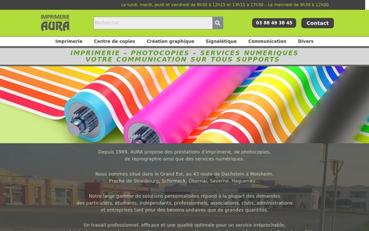 Screenshot van auramultimedia.fr