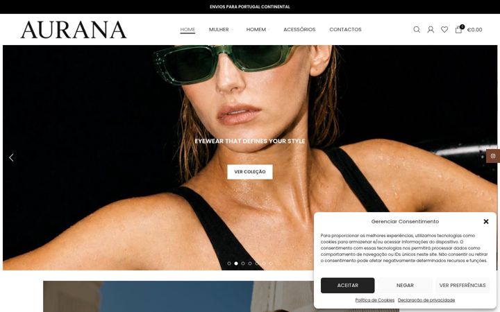 Screenshot of aurana.pt