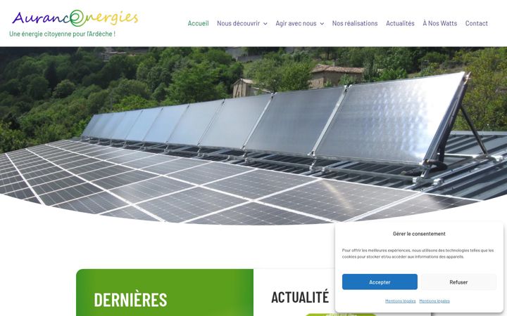 Screenshot του aurance-energies.fr