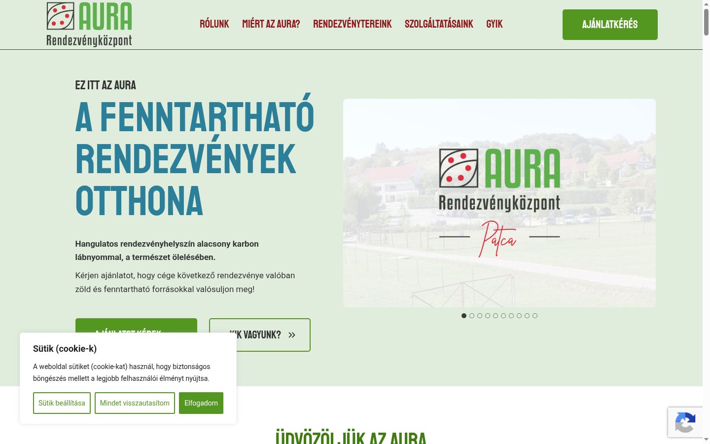 Ekrānuzņēmums ar piekrišanas baneri, kas tika rādīts pirms jebkādas mijiedarbības