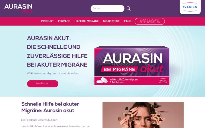 Screenshot of aurasinakut.at