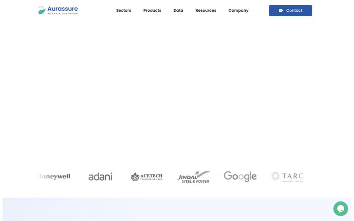 Screenshot van aurassure.com
