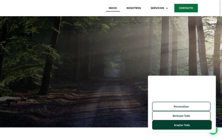 Screenshot van aurasustentable.com