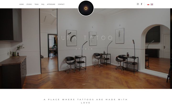 Screenshot of auratattoo.pl