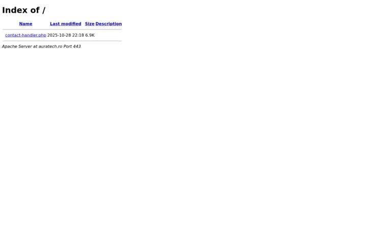 Screenshot of auratech.ro